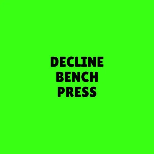 Decline bench press