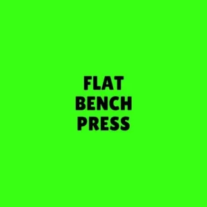 Flat bench press